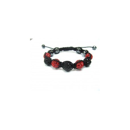 Pink Crystal Ball Shamballa Bracelets Adult