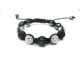 Turquoise Crystal Ball Shamballa Bracelets Adult