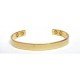 Plain Traditional Design Gold Finished Copper Bangle