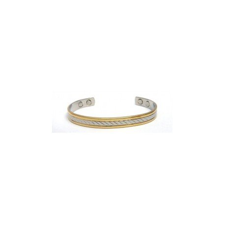 Contour Design Gold Finished Copper Bangle