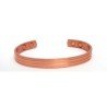 Banded Design Copper Finished Copper Bangle