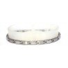 Slim Shiny & Matt Silver Stainless Steel Bracelet