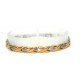 Eye Design Silver & Gold Stainless Steel Bracelet