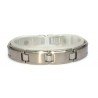 Traditional H Link Matt Silver Stainless Steel Bracelet
