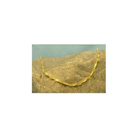 Spiral Design Gold Plated Necklace