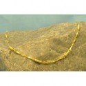 Long Diamond Design Gold Plated Necklace