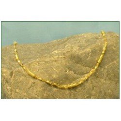 Small Diamond Design Gold Plated Necklace