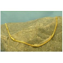 Chain Link Design Gold Plated Necklace